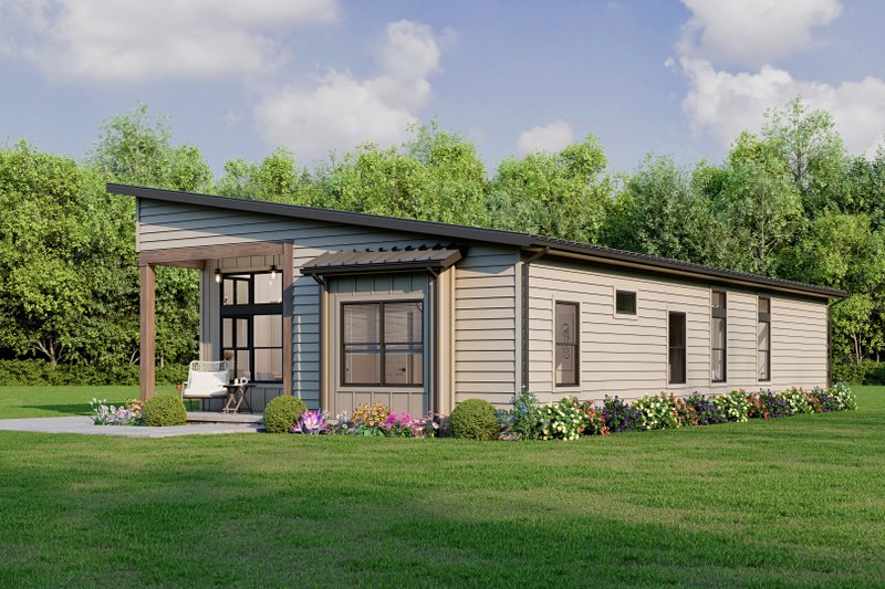 Dream House Plan - Exterior - Front Elevation 4 for Country House Plan #1089-57 - 3 bed, 2 bath