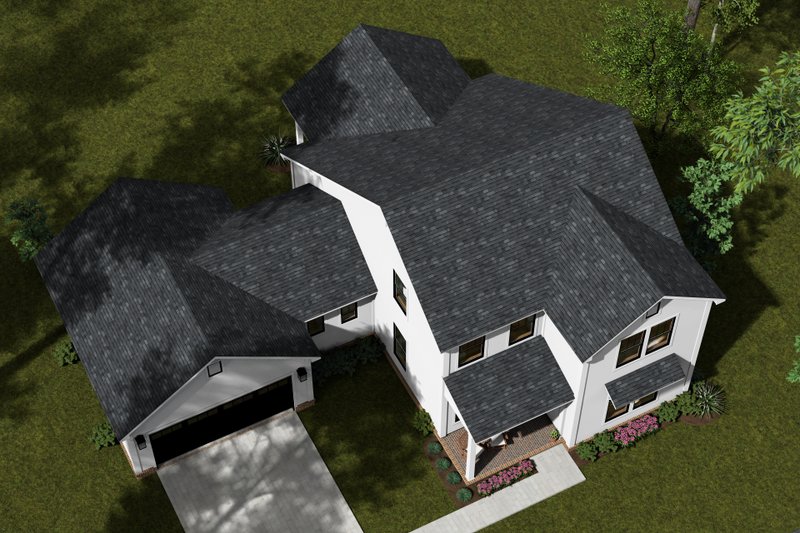 House Design - Exterior - Other Elevation 3 for Farmhouse House Plan #513-2306 - 3 bed, 3.5 bath