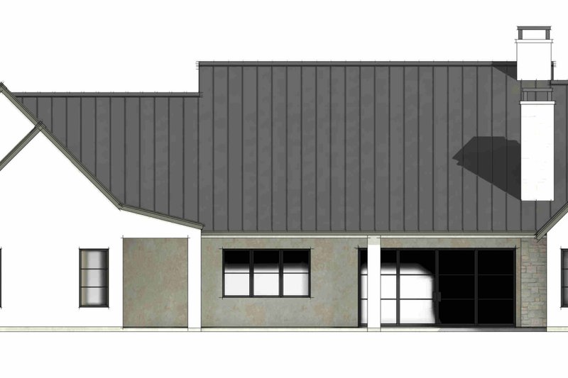 Architectural House Design - Exterior - Rear Elevation for Farmhouse House Plan #1096-193 - 4 bed, 4.5 bath