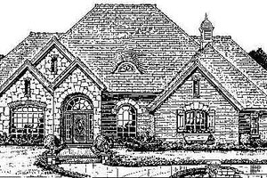 Cottage Exterior - Front Elevation Plan #310-710