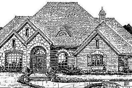 Exterior - Front Elevation for Cottage House Plan #310-710 - 4 bed, 3.5 bath