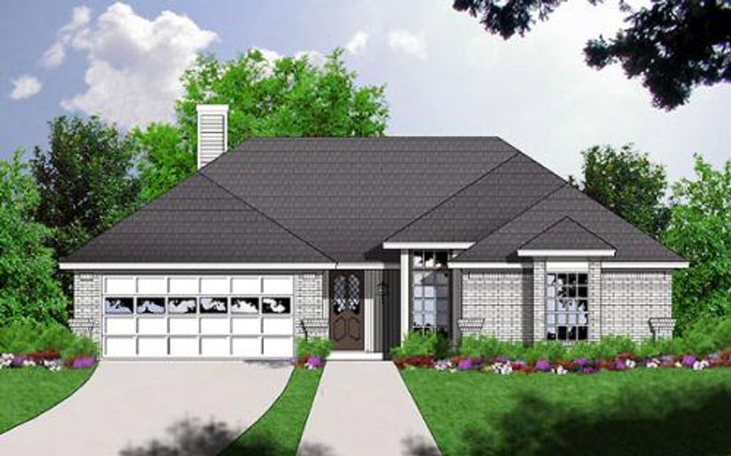 Traditional Style House Plan 3 Beds 2 Baths 1300 Sq Ft Traditional Style House Plan 3 Beds 2 Baths 1300 Sq Ft
