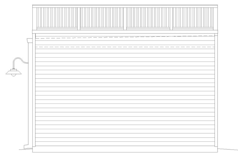 Home Plan - Exterior - Other Elevation 1 for Contemporary House Plan #932-52, 0 bath