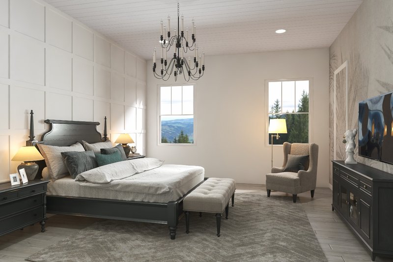 House Design - Interior - Master Bedroom for Farmhouse House Plan #54-471 - 3 bed, 2.5 bath