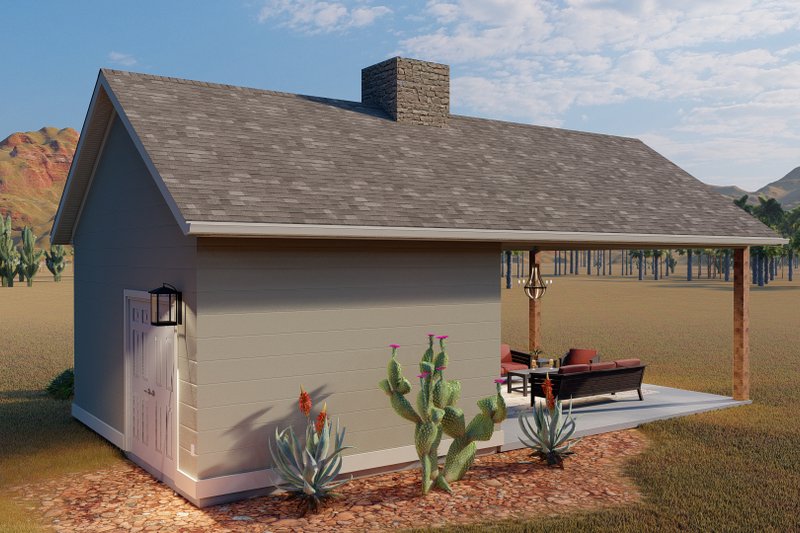 Dream House Plan - Exterior - Other Elevation 1 for Traditional House Plan #1060-94, 0 bath