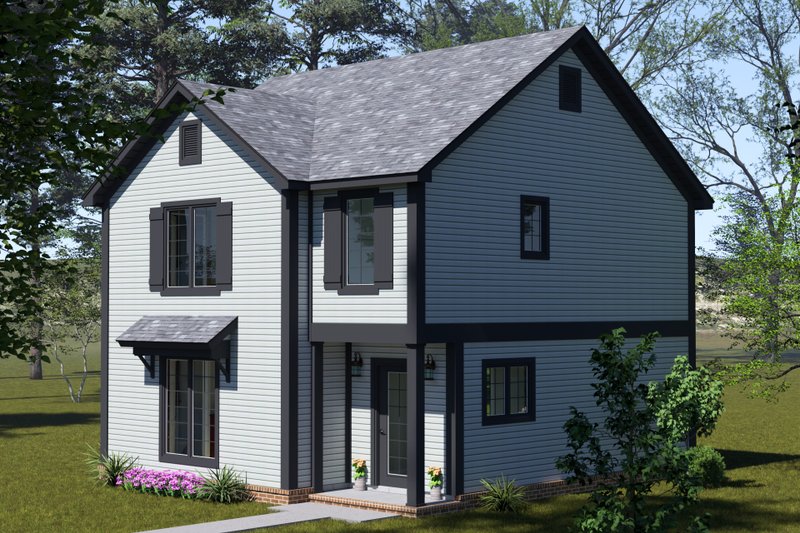 Architectural House Design - Exterior - Other Elevation 1 for Cottage House Plan #513-2419 - 3 bed, 3 bath