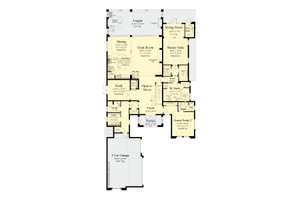 Floor Plan - Main Floor for Modern House Plan #930-519 - 4 bed, 4.5 bath
