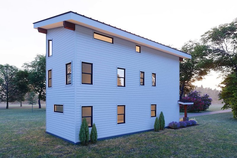 House Design - Exterior - Other Elevation 4 for Contemporary House Plan #932-1223 - 3 bed, 3.5 bath