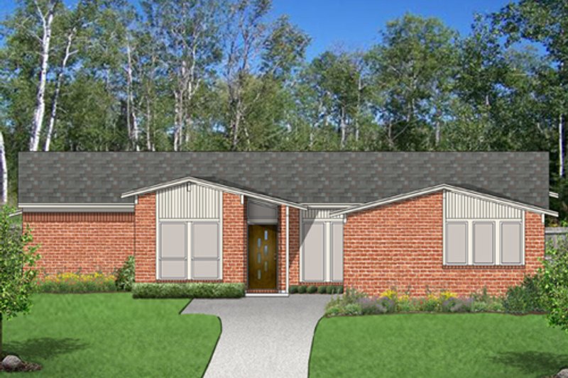 Dream House Plan - Exterior - Front Elevation Plan #84-520