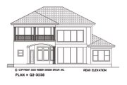 Mediterranean Style House Plan - 3 Beds 4 Baths 3038 Sq/Ft Plan #27-291 