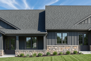 Architectural House Design - Exterior - Front Elevation for Traditional House Plan #1122-18 - 2 bed, 2 bath