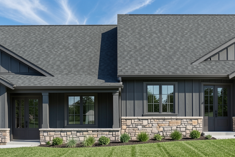 Architectural House Design - Exterior - Front Elevation 2 for Traditional House Plan #1122-18 - 2 bed, 2 bath