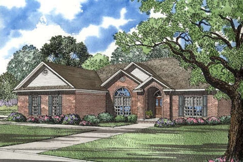 Home Plan - Contemporary Exterior - Front Elevation Plan #17-149