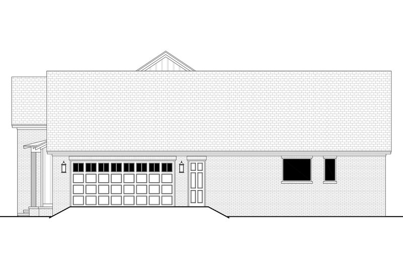 Architectural House Design - Exterior - Other Elevation 1 for Farmhouse House Plan #430-427 - 3 bed, 3.5 bath