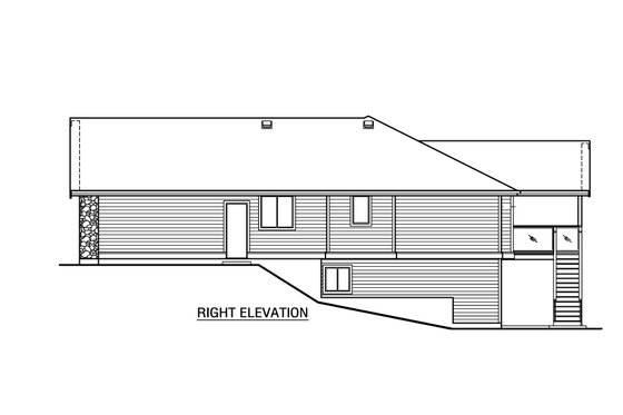 Exterior - Other Elevation 1 for Craftsman House Plan #1100-105 - 3 bed, 2 bath