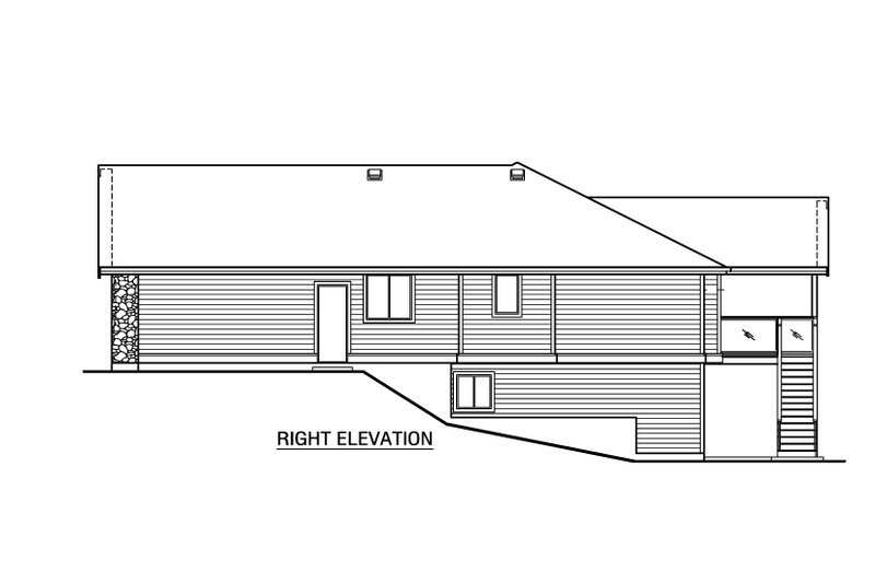 Dream House Plan - Exterior - Other Elevation 1 for Craftsman House Plan #1100-105 - 3 bed, 2 bath