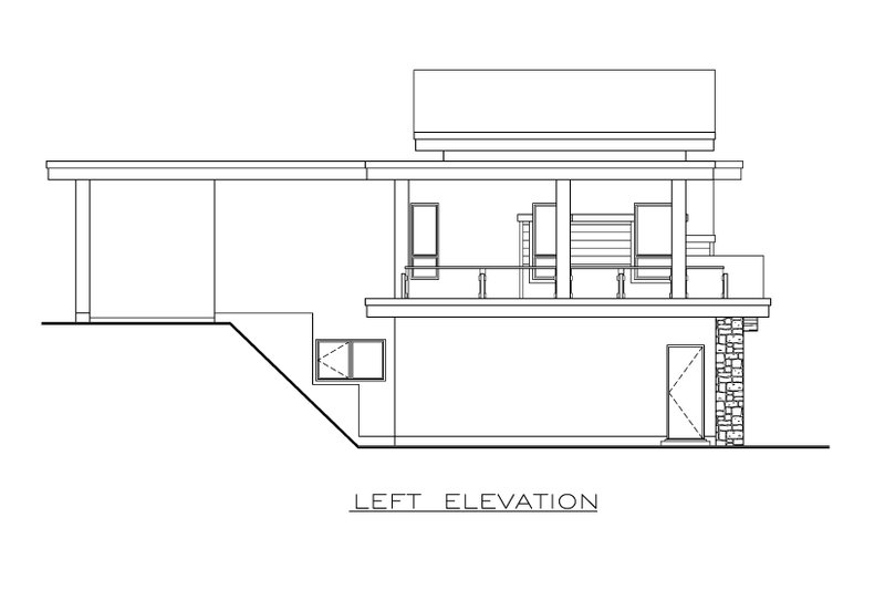 Home Plan - Exterior - Other Elevation for Contemporary House Plan #1100-144 - 4 bed, 3 bath
