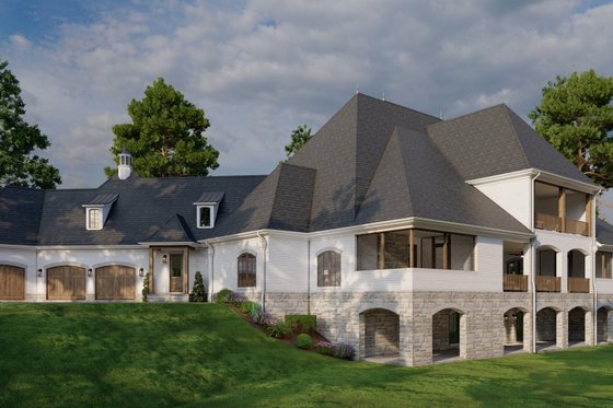 Exterior - Other Elevation 5 for European House Plan #923-354 - 7 bed, 8.5 bath