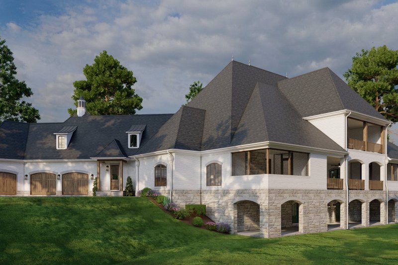 Architectural House Design - Exterior - Other Elevation 5 for European House Plan #923-354 - 7 bed, 8.5 bath