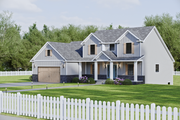Craftsman Style House Plan - 3 Beds 2.5 Baths 2207 Sq/Ft Plan #1089-7 