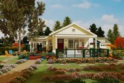 Country Style House Plan - 2 Beds 3 Baths 1851 Sq/Ft Plan #917-43 