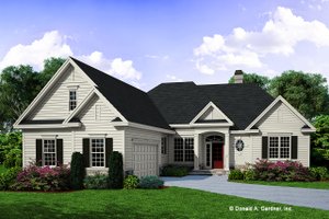 Ranch Exterior - Front Elevation Plan #929-666