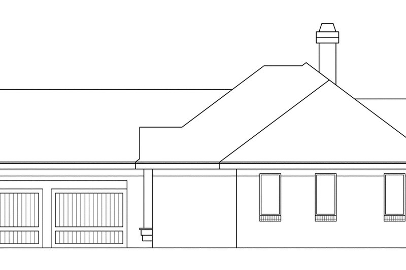 Home Plan - Exterior - Other Elevation 4 House Plan #124-117 - 3 bed, 2 bath