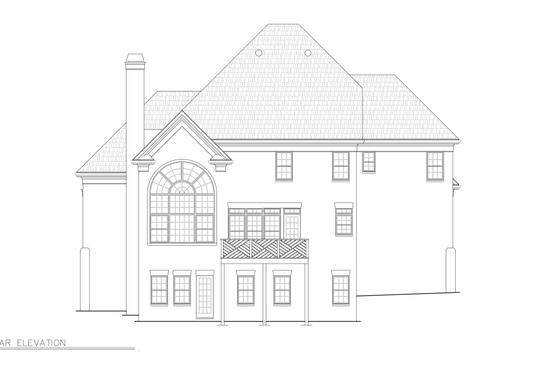 Exterior - Other Elevation 1 for European House Plan #119-330 - 4 bed, 3 bath
