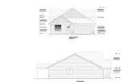 Craftsman Style House Plan - 4 Beds 2 Baths 1658 Sq/Ft Plan #53-679 Exterior 