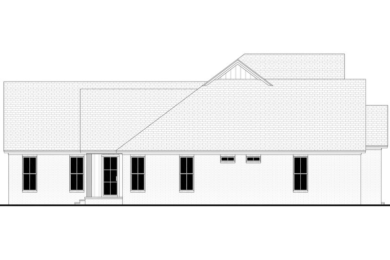 Architectural House Design - Exterior - Other Elevation for Farmhouse House Plan #430-397 - 4 bed, 3.5 bath