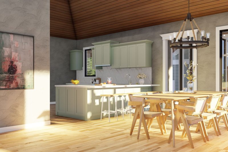 Dream House Plan - Interior - Kitchen for Southern House Plan #17-559 - 2 bed, 2.5 bath