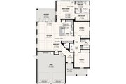 Prairie Style House Plan - 3 Beds 2 Baths 1676 Sq/Ft Plan #534-3 