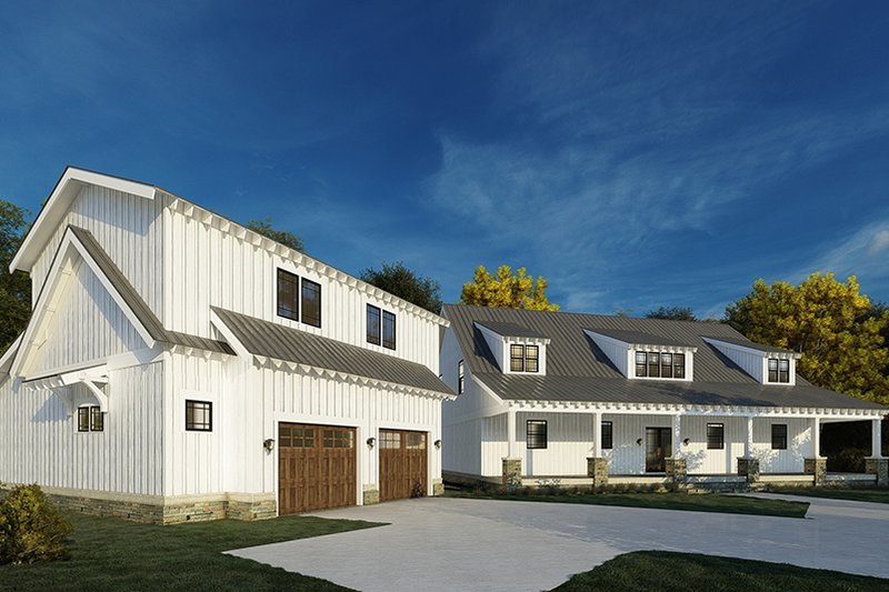 Architectural House Design - Exterior - Other Elevation for Country House Plan #923-200 - 5 bed, 4 bath
