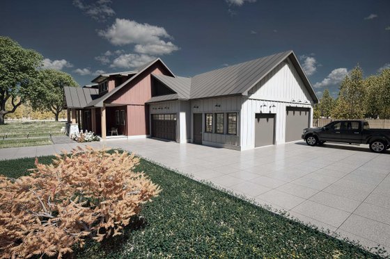 Exterior - Other Elevation 1 for Barndominium House Plan #1101-22 - 3 bed, 4.5 bath
