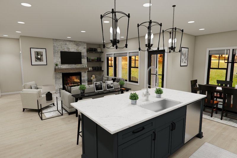 House Design - Interior - Kitchen 1 for Farmhouse House Plan #51-1377 - 3 bed, 2.5 bath