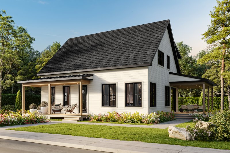 Dream House Plan - Exterior - Front Elevation 7 for Farmhouse House Plan #23-2764 - 5 bed, 2.5 bath