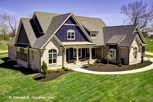 Ranch House  Plans  with Side  Load  Garage  at BuilderHousePlans
