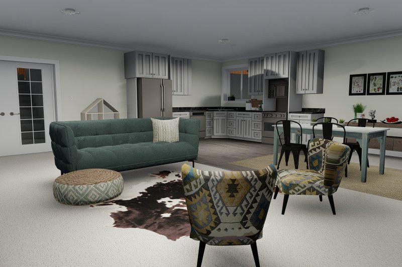 House Plan Design - Interior - Other for Ranch House Plan #1060-5 - 5 bed, 3 bath