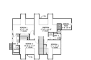Farmhouse Style House Plan - 4 Beds 3.5 Baths 3335 Sq/Ft Plan #410-149 