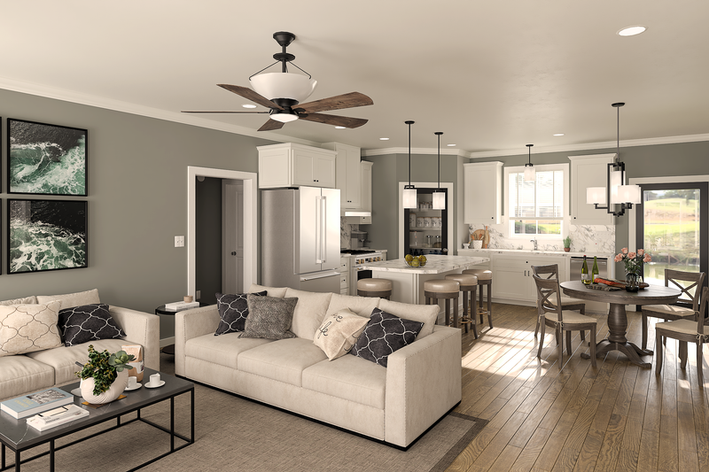 Dream House Plan - Interior - Kitchen for Farmhouse House Plan #44-273 - 3 bed, 2 bath