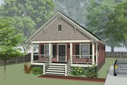 Cottage Style House Plan - 2 Beds 1 Baths 912 Sq/Ft Plan #79-108 