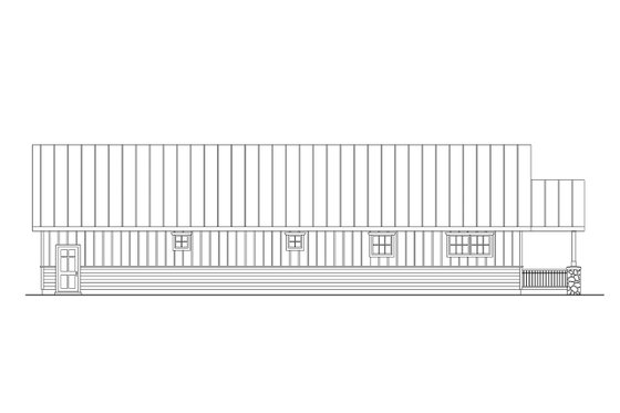 Exterior - Other Elevation for Craftsman House Plan #124-1390 - 1 bed, 1 bath