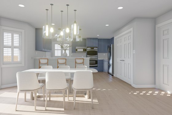 Interior - Dining Room 1 for Traditional House Plan #1060-191 - 3 bed, 2 bath