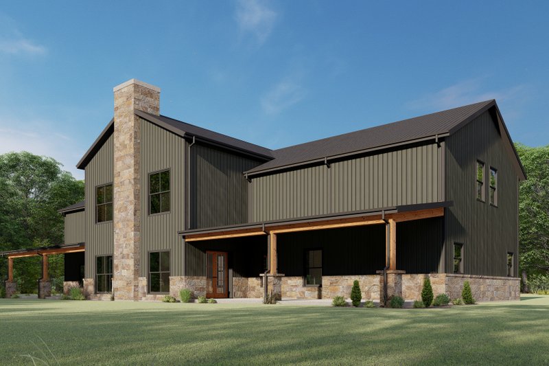 Dream House Plan - Exterior - Other Elevation for Farmhouse House Plan #1092-54 - 5 bed, 3.5 bath