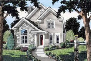 Traditional Exterior - Front Elevation Plan #312-163