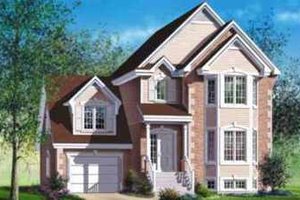 European Exterior - Front Elevation Plan #25-287