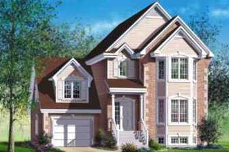 House Plan Design - European Exterior - Front Elevation Plan #25-287