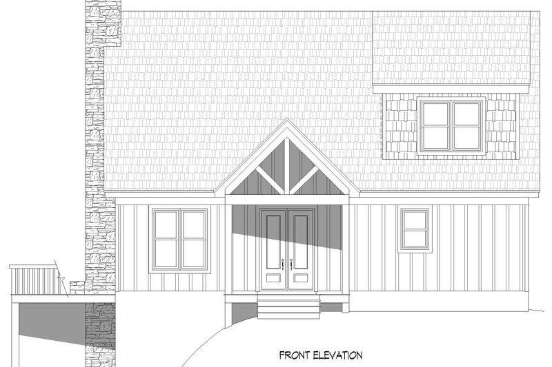 Dream House Plan - Exterior - Front Elevation 3 for Southern House Plan #932-818 - 4 bed, 3.5 bath