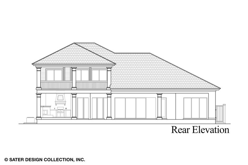 Architectural House Design - Exterior - Other Elevation 2 for Country House Plan #930-474 - 3 bed, 4 bath