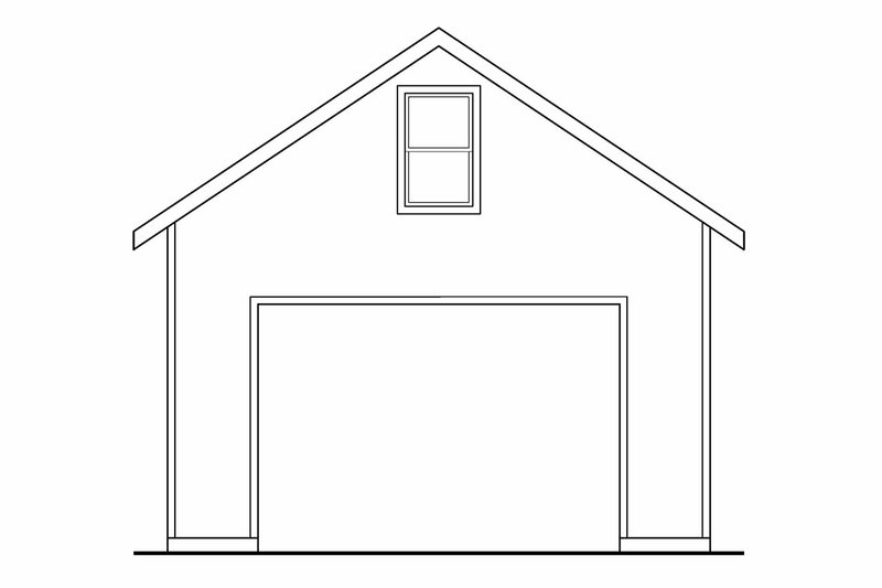 Home Plan - Exterior - Other Elevation 1 for Country House Plan #124-787, 0 bath